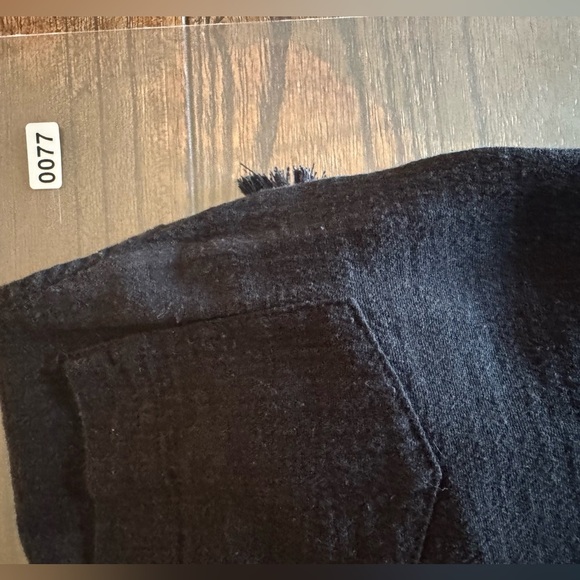 Victoria Secret Swimwear Cover Up Black Size XSmall Tank Top Fringe Pullover - Picture 8 of 8